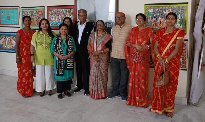 Poonam jha attend an Event of Nepal fine art Academy